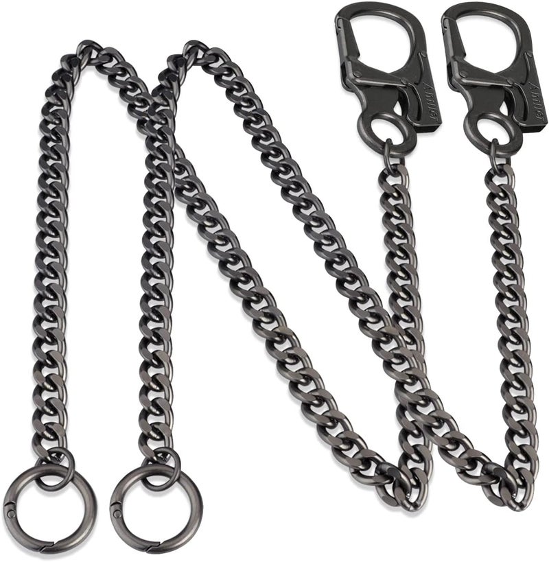 Ahiller Biker Wallet Chain, Heavy Duty Pocket Chain with Round Clasp, Men Chains for Keys, Jeans, Pants, Purse and Handbag - Image 1